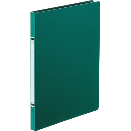 ｸﾗﾝﾌﾟﾌｧｲﾙ(紙表紙) A4ﾀﾃ 100枚収容 10mmとじ 背幅18mm 緑 1冊画像