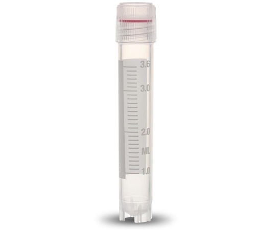 クライオバイアル Oリングシールタイプ 4mL 外ネジ・自立型 1箱（100個×10袋入）画像