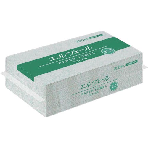 エリエール　エルヴェールペーパータオルエコシングル画像