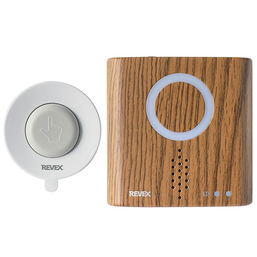 ﾘｰﾍﾞｯｸｽ 防水型押しﾎﾞﾀﾝ呼び出しﾁｬｲﾑｾｯﾄ 木目 1台画像