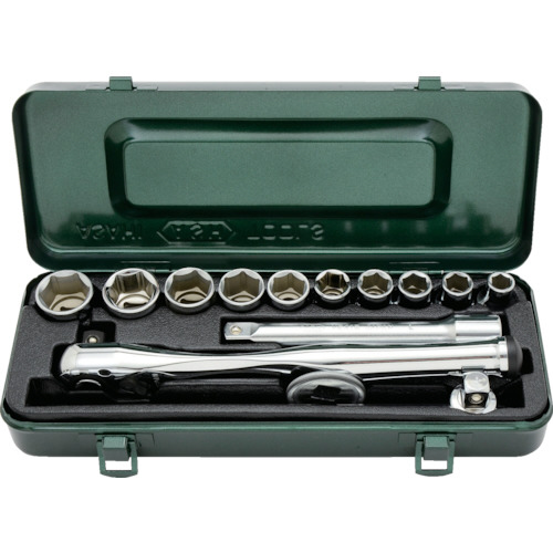 レボウェイブ6角ソケットレンチ　14点セット　差込角12.7mm　1セット画像