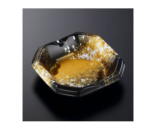 どんぶり容器 SD波音丼 K17浅 箔BK-BK 身 900枚画像