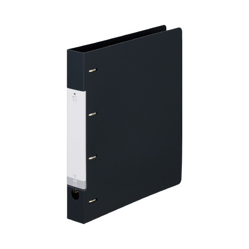 Ｄ型リングファイル　黒Ａ４縦　背幅４１ｍｍ画像