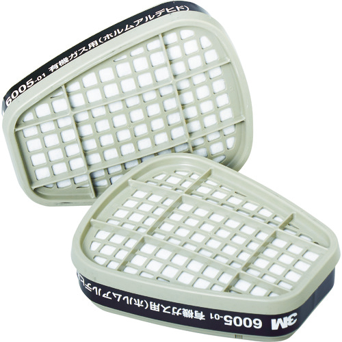 有機ｶﾞｽ用吸収缶(ﾎﾙﾑｱﾙﾃﾞﾋﾄﾞ用) 6005 1組(2個)画像