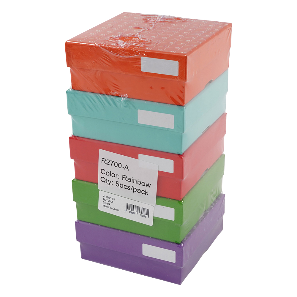 ヒンジ開閉フリーザーボックス（10×10）　アソート　5個入画像