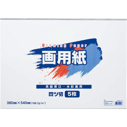 白画用紙　四つ切　５枚×１０画像