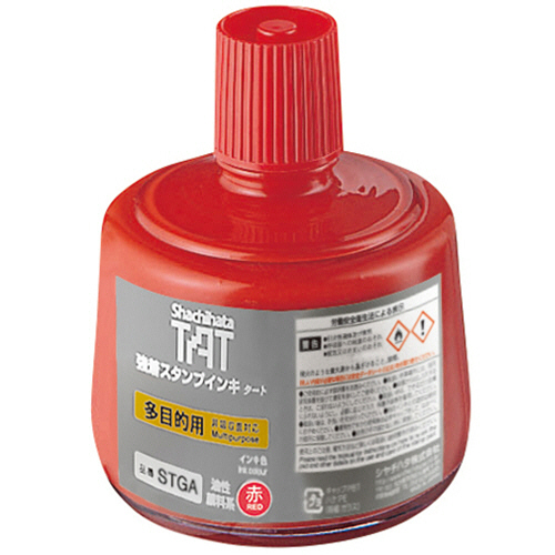 強着ｽﾀﾝﾌﾟｲﾝｷ ﾀｰﾄ(多目的用) 大瓶 330ml 赤 1個画像