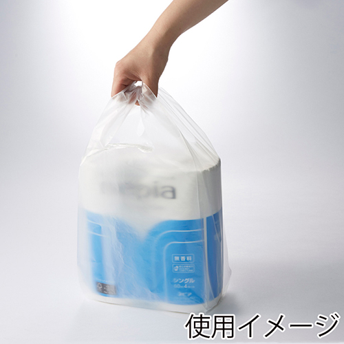 商品のお持ち帰りに！半透明のレジ袋