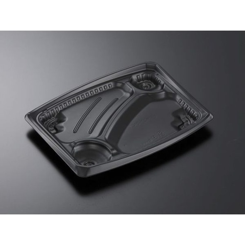 中央化学 弁当容器 CT もり弁 27-21C BK 本体画像