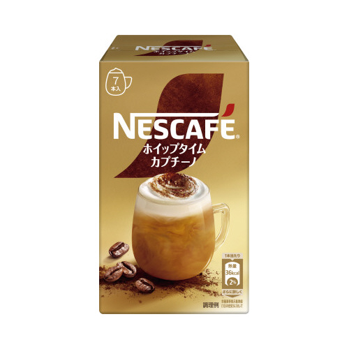 ネスカフェ　ホイップタイムカプチーノ７本×３画像