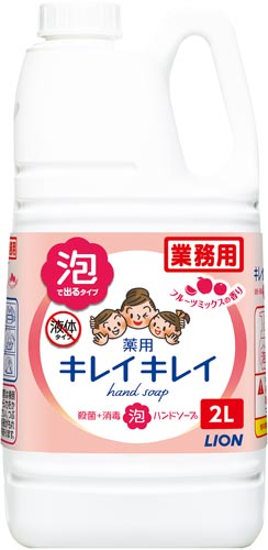 キレイキレイ薬用泡ハンドソープフルーツＭ業務用２Ｌ画像