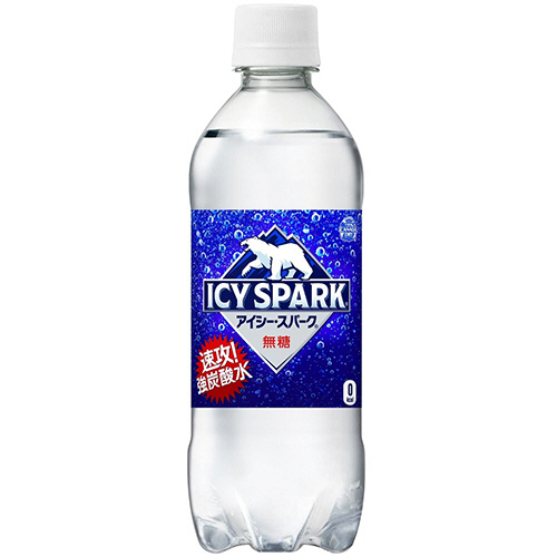 ICY SPARK from ｶﾅﾀﾞﾄﾞﾗｲ 500ml ﾍﾟｯﾄﾎﾞﾄﾙ 1ｹｰｽ(24本)画像