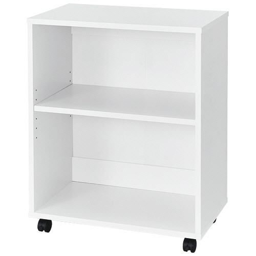 木製ｻｲﾄﾞﾜｺﾞﾝ 幅600×奥行350×高さ720mm 2段 ﾎﾜｲﾄ 1台画像