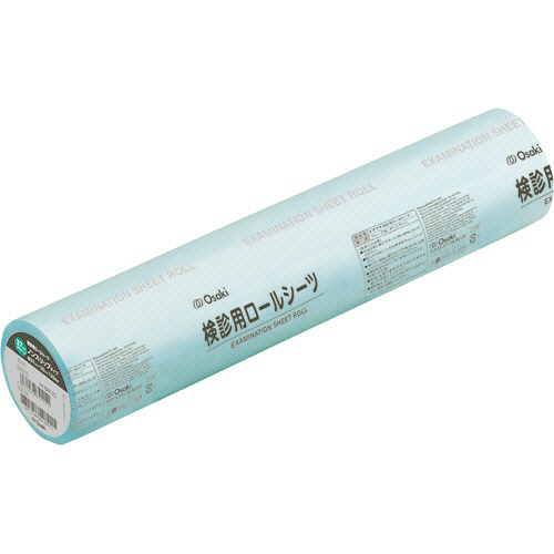 検診用ﾛｰﾙｼｰﾂ ﾉﾝｽﾘｯﾌﾟ 3730 37×30cm 120回分 ﾐｼﾝ目あり ｸﾞﾘｰﾝ84135 1本画像