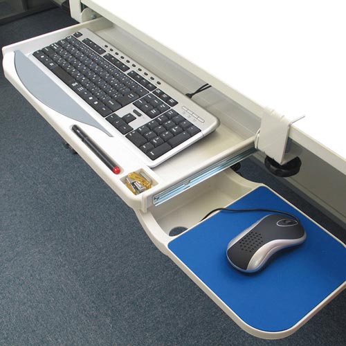 クランプ式キーボードトレイ画像