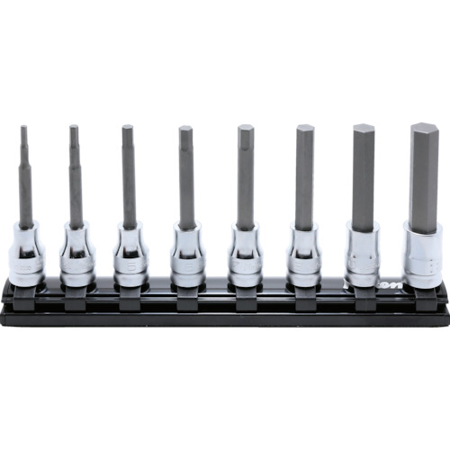 9.5mm差込 Z-EALﾍｯｸｽﾋﾞｯﾄｿｹｯﾄﾚｰﾙ 8点ｾｯﾄ 1ｾｯﾄ画像