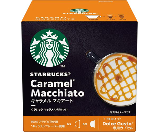 ドルチェグストカプセルスタバキャラメルマキ6 1箱（6杯分入）画像
