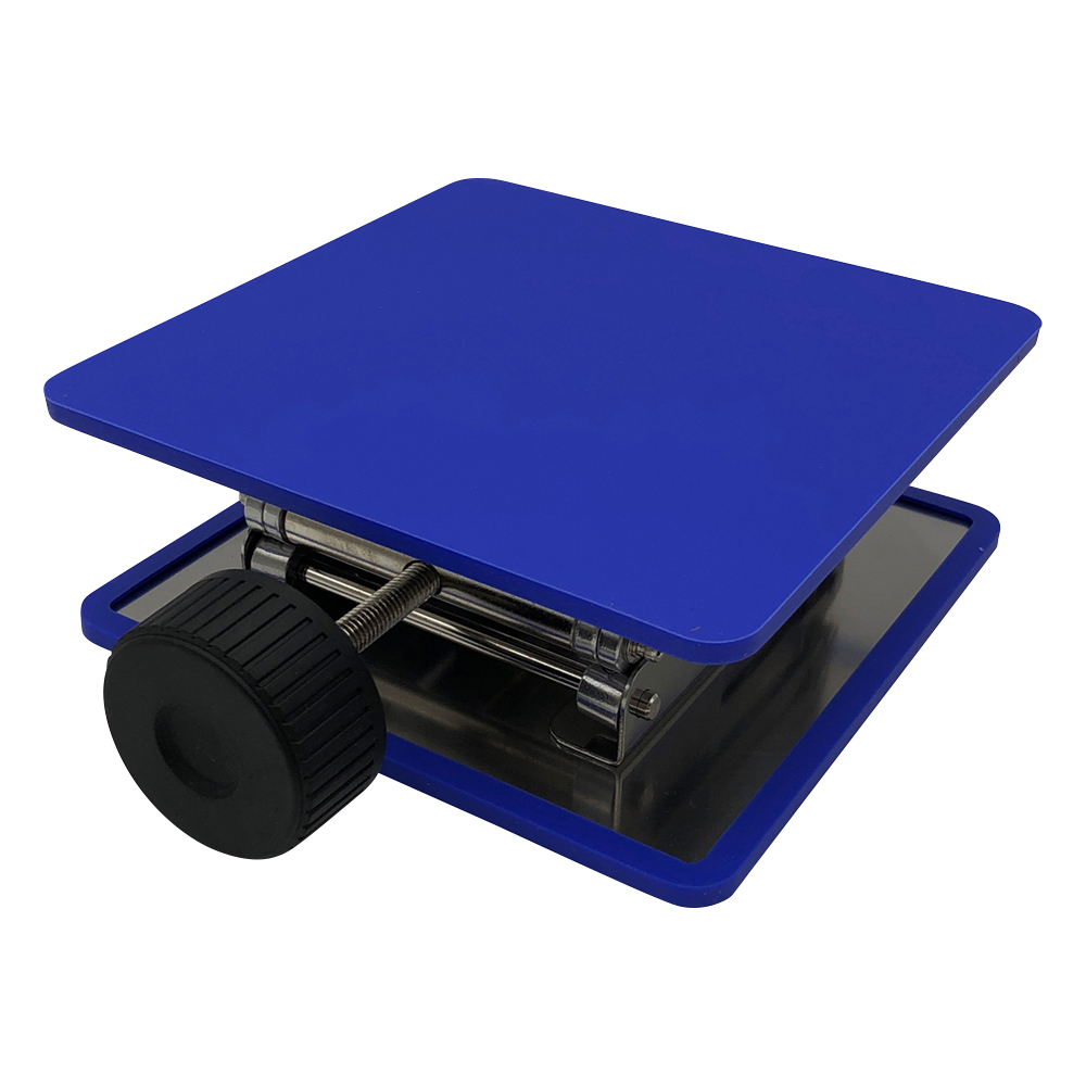 シリコンマット付きラボジャッキ　天板200×200mm画像