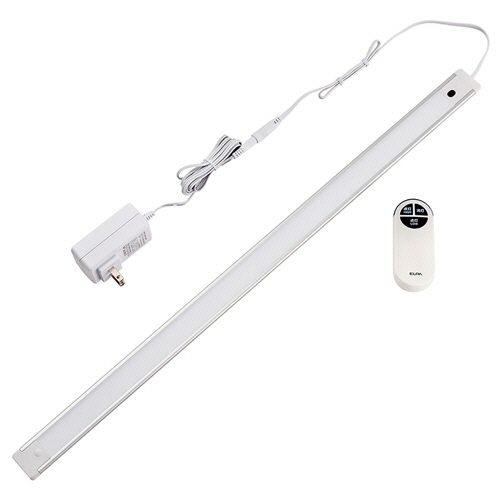 ｽﾘﾑ&ﾌﾗｯﾄLEDﾗｲﾄ(LED多目的灯) ﾘﾓｺﾝﾀｲﾌﾟ 本体ｻｲｽﾞ約61cm 昼光色 1台