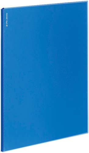 ポケットファイルα６Ｐ＜ノビータα＞青１０冊画像