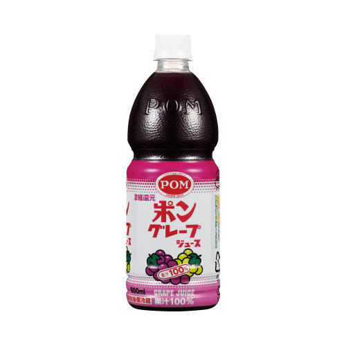 ＰＯＭグレープジュース　８００ｍｌ　６本画像
