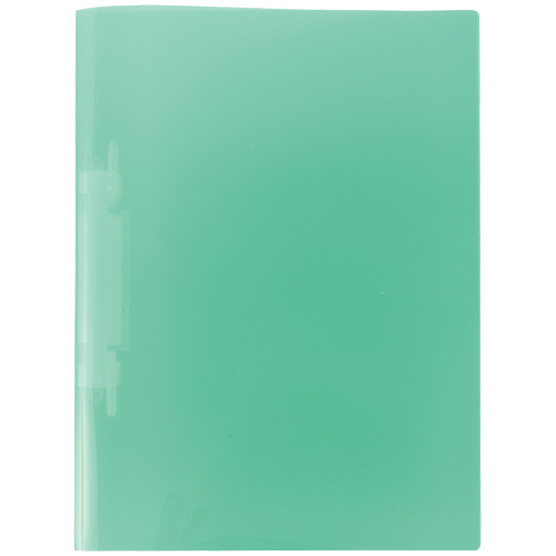 ﾙｰﾊﾟｰﾌｧｲﾙ(色透明表紙) A4ﾀﾃ 2穴 100枚収容 ｸﾘｽﾀﾙｸﾞﾘｰﾝ 1ﾊﾟｯｸ(5冊)画像