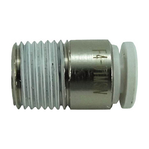 ﾀｯﾁｺﾈｸﾀｰﾌｧｲﾌﾞ 六角穴付ﾒｲﾙｺﾈｸﾀｰ W(白)4mm･R1/8 1個画像