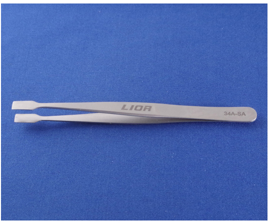 フラットピンセット 120mm画像