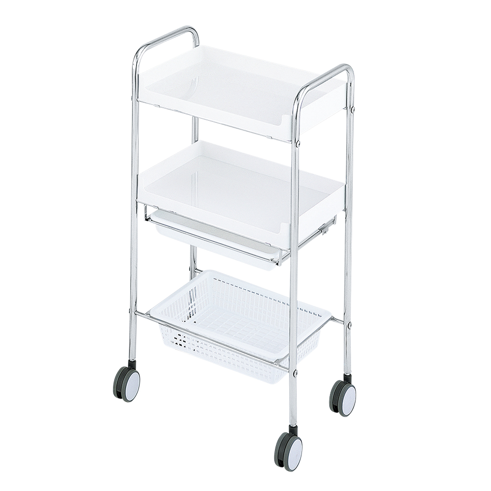 カラーセット台(C-161) ホワイト 485×300×895mm画像