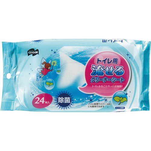 Ｃ．トイレ用流せるクリーナーシート　２４枚入画像