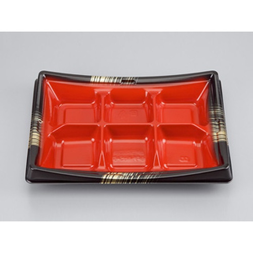 シーピー化成 どんぶり容器 BF角皿85-6 西京 本体 発泡画像