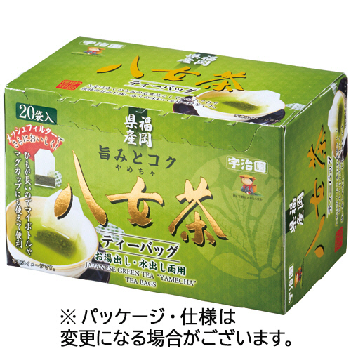 福岡県産 八女茶ﾃｨｰﾊﾞｯｸﾞ 1ｾｯﾄ(60ﾊﾞｯｸﾞ:20ﾊﾞｯｸﾞ×3箱)画像