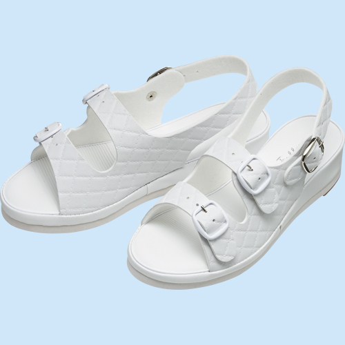 抗菌ｷﾙﾃｨﾝｸﾞ2ﾊﾞﾝﾄﾞｻﾝﾀﾞﾙ ﾎﾜｲﾄ L 1足画像