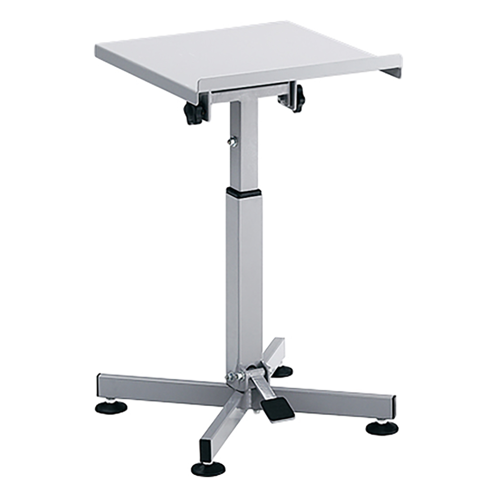 昇降・チルト作業台　ガススプリング昇降式　アジャスタータイプ　400×400×610～750mm