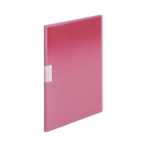 クリヤーブックモッテＡ４縦　２０Ｐ　ピンク画像