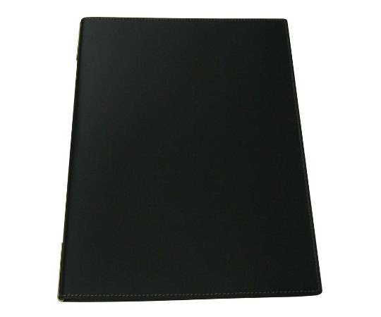 シンビ　皮製メニューブック　KM-201-P　黒画像