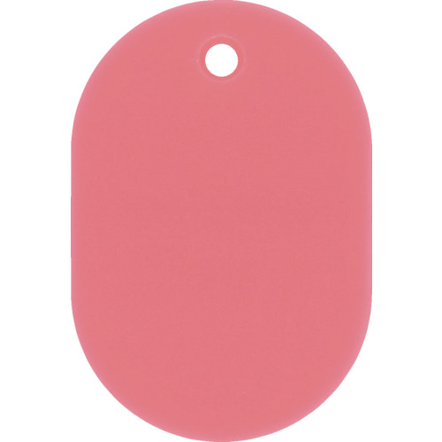 小判札(無地札) ﾋﾟﾝｸ 60×40mm ｽﾁﾛｰﾙ樹脂 1枚画像