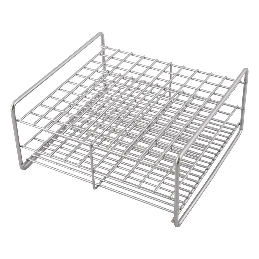 ステンレス製試験管立 φ12mm 10×10配列画像