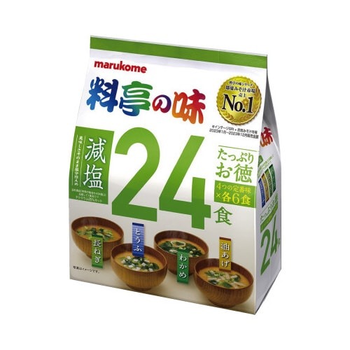 料亭の味　たっぷりお徳減塩　２４食入×３画像