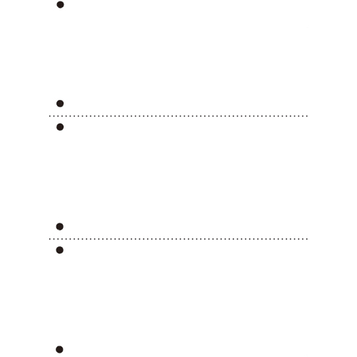 汎用ﾏﾙﾁﾀｲﾌﾟﾌﾟﾘﾝﾀ帳票 白紙 A4 3分割 6穴 1箱(2500枚:500枚x5冊)画像