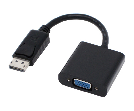 DisplayPort-VGA変換ケーブル 約20cm（コネクタ含む）