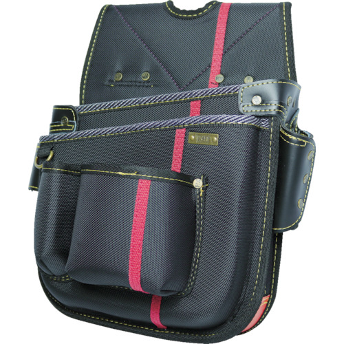 進化ｼﾘｰｽﾞ ﾈｲﾙﾊﾞｯｸﾞ(大) 黒/緋 右腰用 1個画像