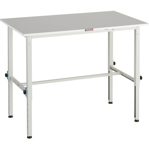 RAEM2型高さ調節作業台 天板 1200×900×650-950mm 脚部:ﾎﾜｲﾄ 1台画像