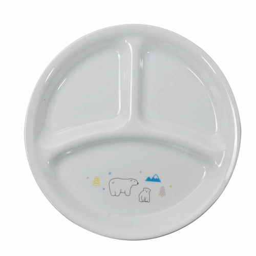 ランチプレート 21.5cm CORELLE コレール シロクマ 強化ガラス画像
