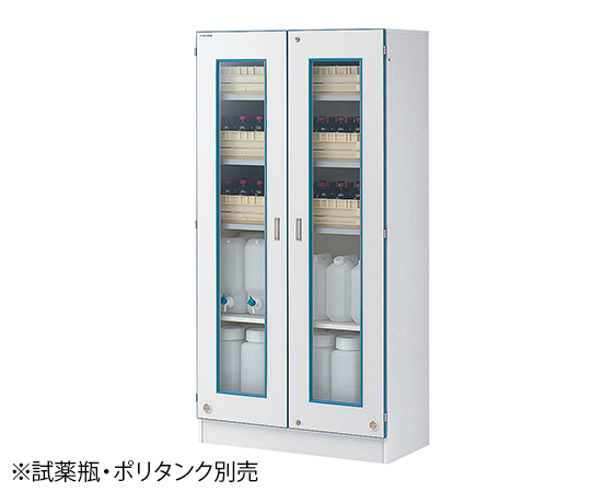 安全薬品保管棚 薬品トレー９個付属画像