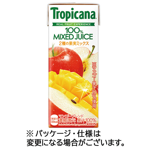 ﾄﾛﾋﾟｶｰﾅ 100%ｼﾞｭｰｽ ﾏﾝｺﾞｰﾌﾞﾚﾝﾄﾞ 250mL 紙ﾊﾟｯｸ 1ｹｰｽ(24本)画像