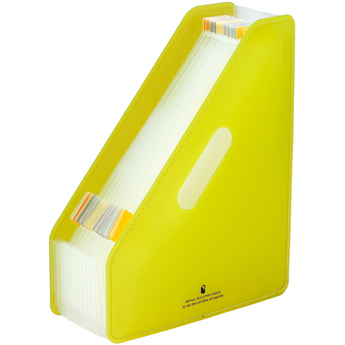 ｾﾏｯｸ ﾄﾞｷｭﾒﾝﾄｽﾀﾝﾄﾞ A4ﾀﾃ 13ﾎﾟｹｯﾄ ﾗｲﾄｸﾞﾘｰﾝ 1冊画像