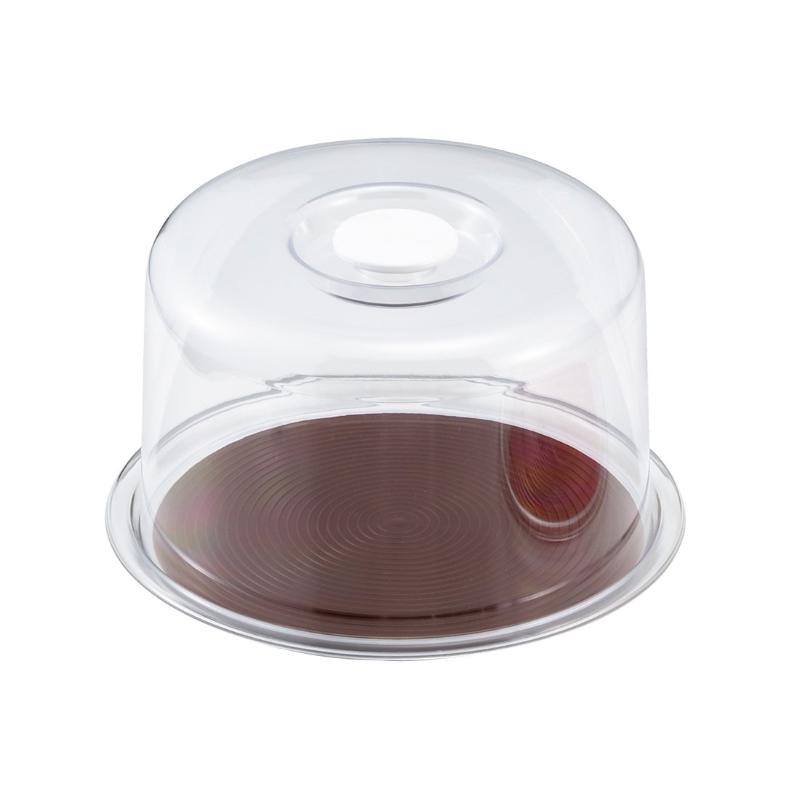 製菓・製パン用品 MT-4919 深型クリアラブリーハット 中 ブラウン画像