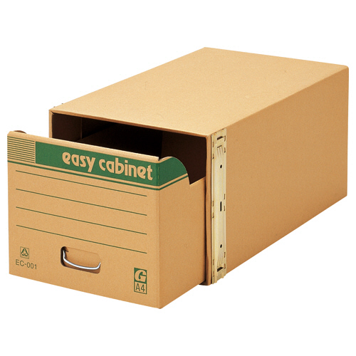 ｲｰｼﾞｰｷｬﾋﾞﾈｯﾄ ｴｺ普及型 金具脱着式 A4用 内寸W314×D560×H259mm 1個画像