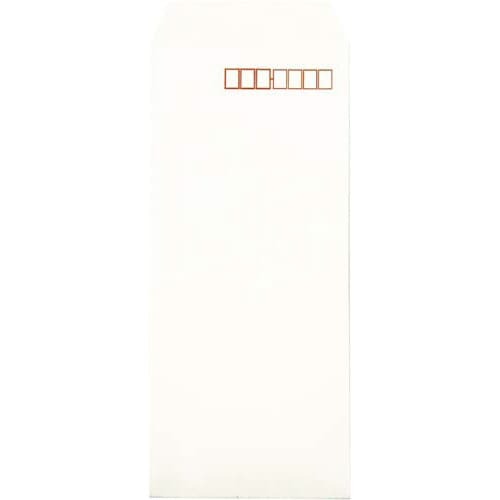 ソフトカラー封筒　長４　ホワイト　１００枚入画像